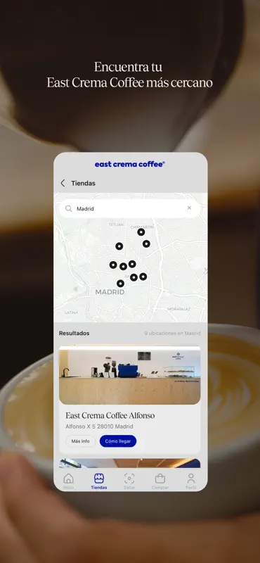 East Crema Coffee APP screenshot 2 of 5