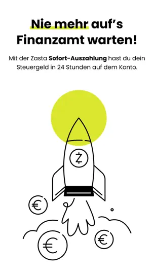 Screenshot von Zasta – Super-App Für Steuern auf dem iPhone 7
