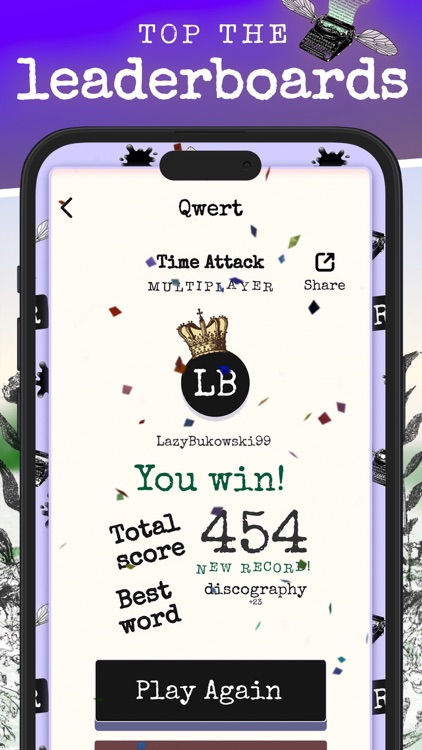 Qwert - The Typing Word Game screenshot-7