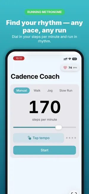 Cadence Coach screenshot 2