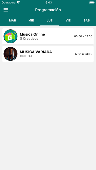 G Creativos Radio y Tv Screenshot