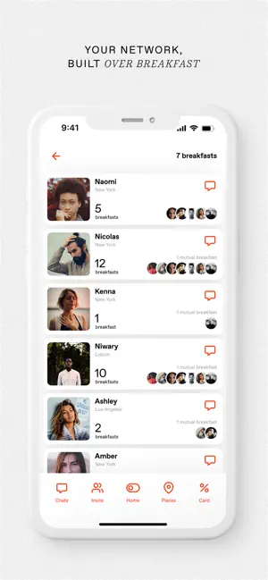 The Breakfast: meet new people iPhone screenshot 5