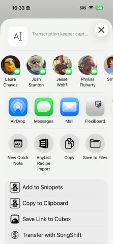 Transcription Keeper Screenshot 2 of 3