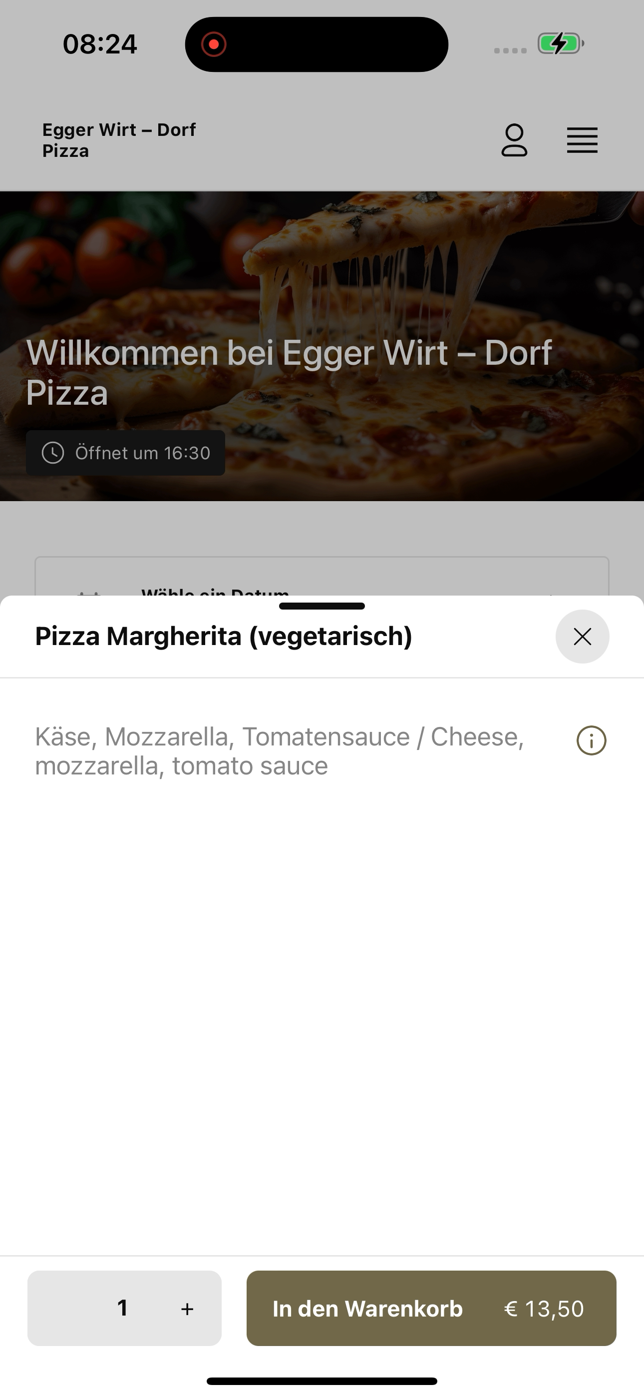 Egger Wirt – Dorf Pizza screenshot 4