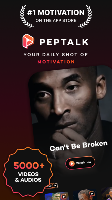 Screenshot #1 pour Motivation: daily Peptalk