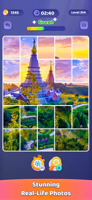 Jigsaw Photo Block Solitaire screenshot 3