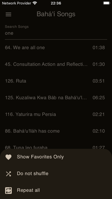 Screenshot #3 pour Bahá'í Songs