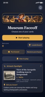 Museum Faceoff: Art Quiz screenshot 1