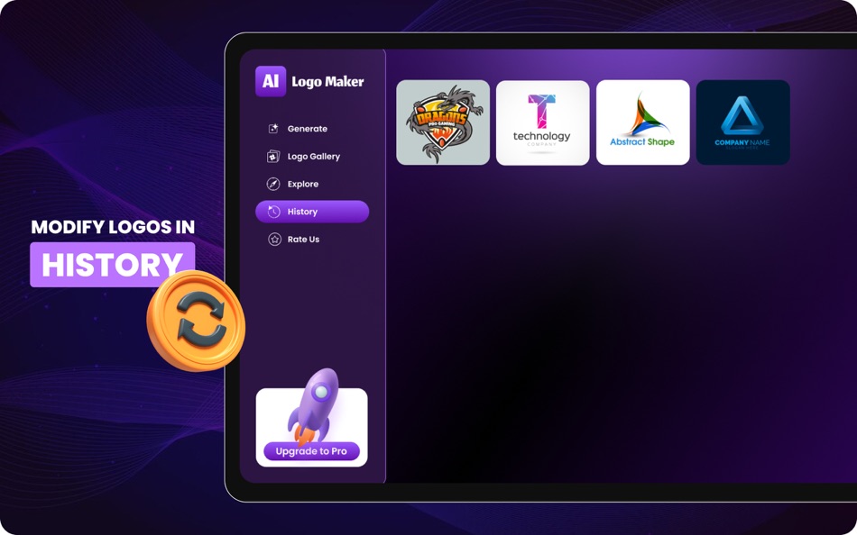 #5. Smart AI Logo Maker (macOS) 由: Muhammad Aslam