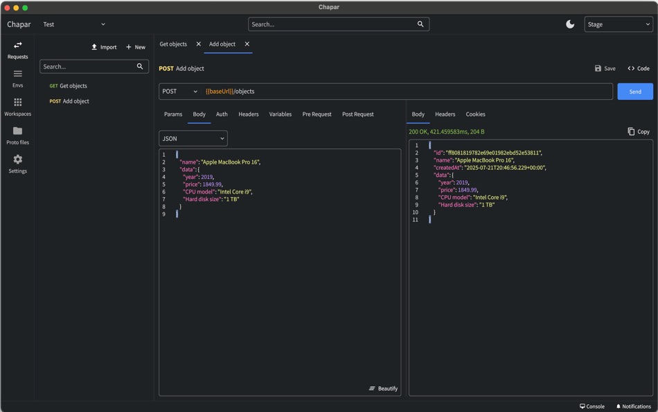 #2. Chapar rest (macOS) Ved: Mohsen Mirzakhani