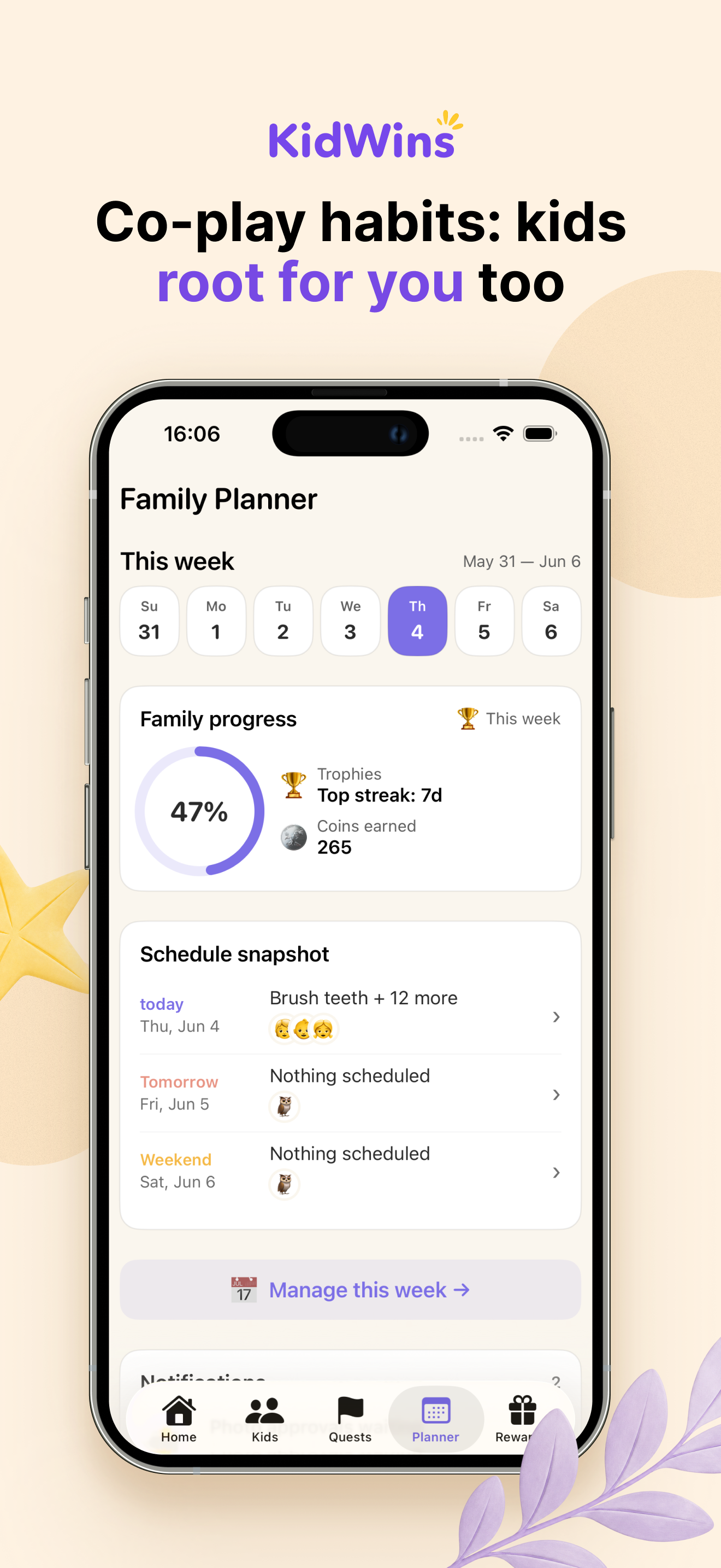 KidWins: Family Chore Tracker screenshot 3