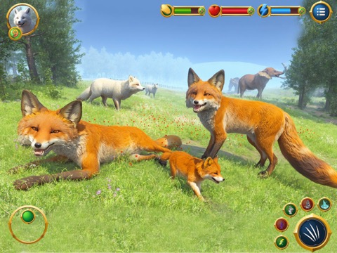 Virtual Arctic Fox Family Simのおすすめ画像5