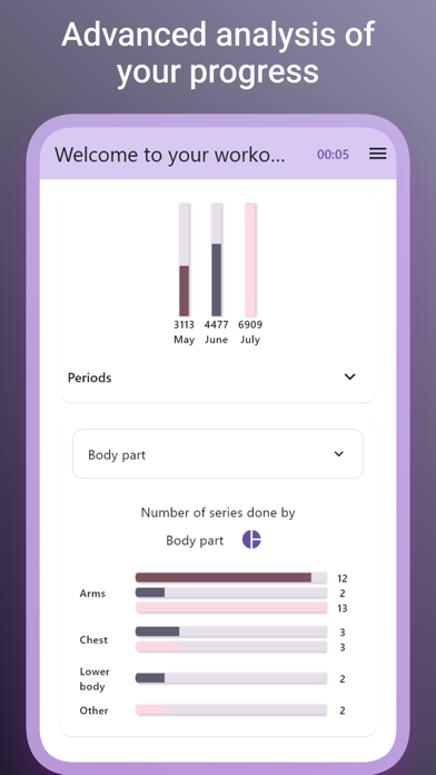 SportTrack workout log Screenshot