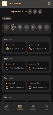 Meal Planner - Plan4Meals Screenshot 2 of 9