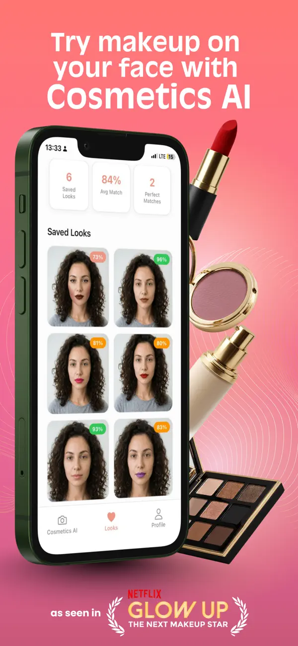 Screenshot #1 pour Cosmetics AI: Try On Face
