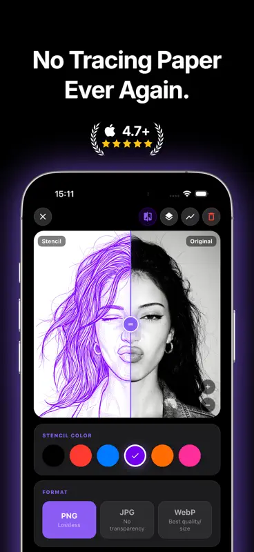 Stentoo - Tattoo Stencil Maker screenshot 1 of 5