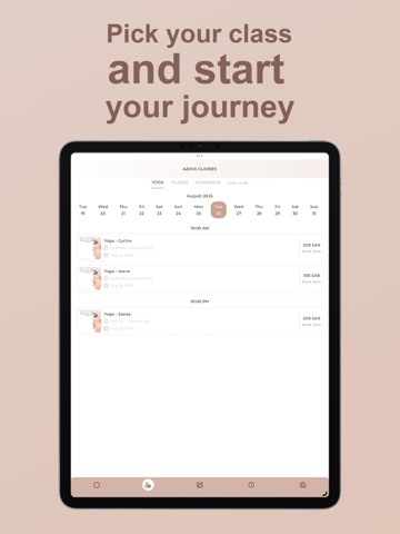 Azaya | Wellbeing Center iPad screenshot