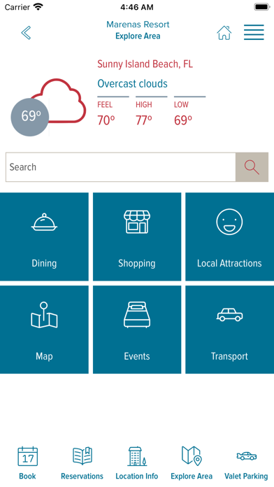 Marenas Beach Resort Screenshot