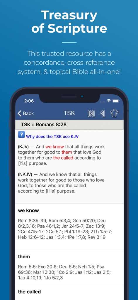 Blue Letter Bible - Explore the powerful Treasury of Scripture Knowledge, showcasing its extensive cross-reference system and side-by-side comparison of Bible versions for deeper thematic understanding.