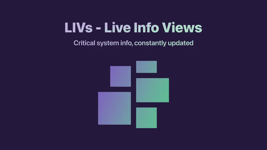 LIVs - Live Info Views screenshot 1