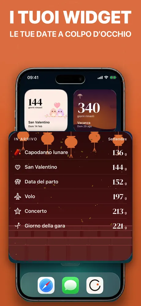 Countdown Widget: Eventi — screenshot 3