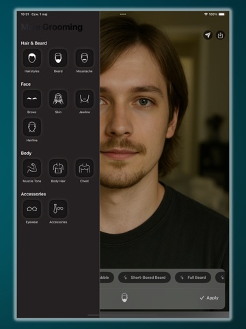 Male Grooming iPad screenshot