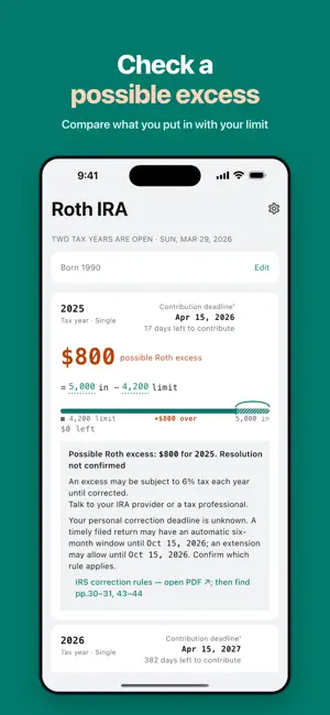 Roth IRA Calculator screenshot 3