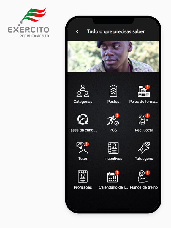 Screenshot #6 pour Recrutamento Exército PT