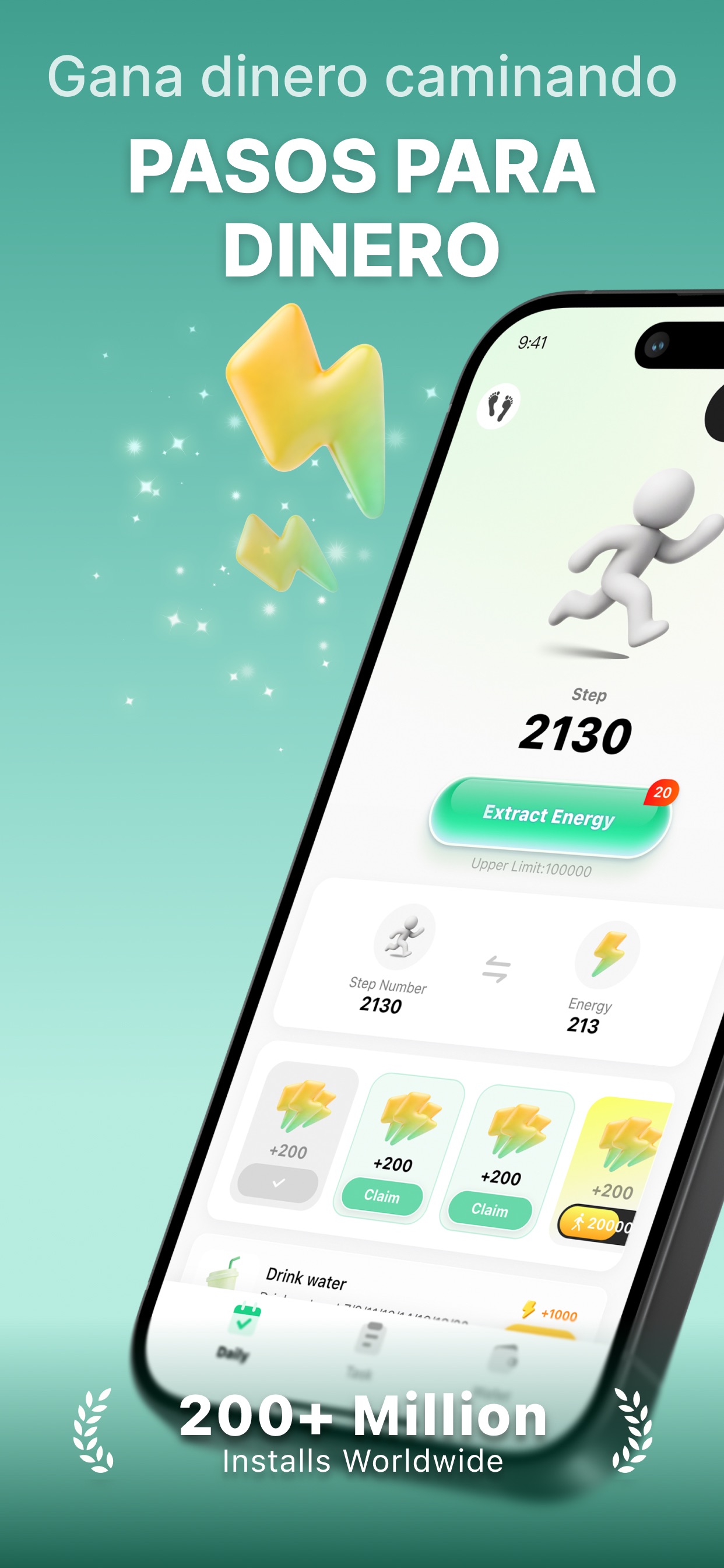 Screenshot 1 of GaintPay: Move & Earn Coins