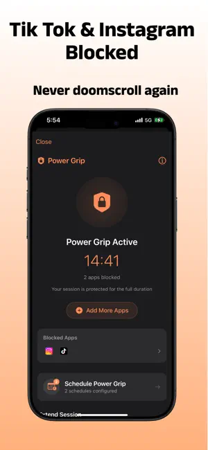 Grip: Screen Time Control screenshot 3