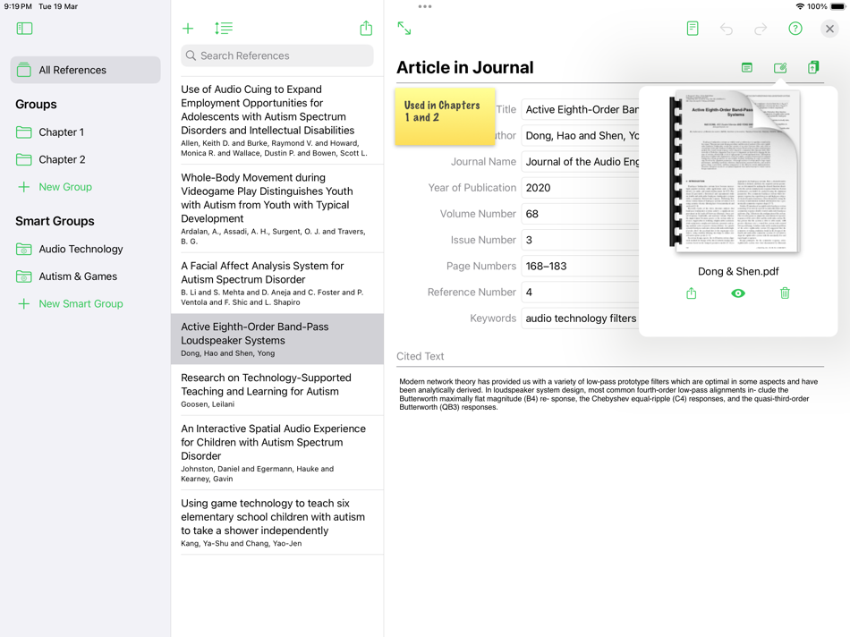 #6. Reference Tracker (macOS) 由: Jim McGowan