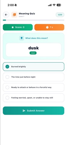 Vocab9Plus screenshot