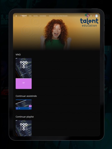 Talent Education Mobile iPad screenshot