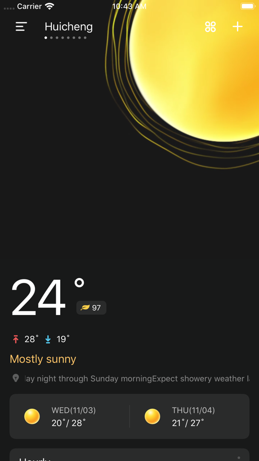 #1. Weather Live & Local Forecast (iOS) 由: Coocent Ltd.
