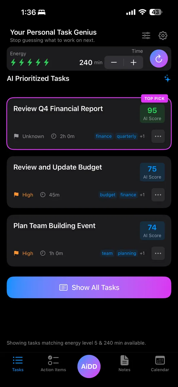 #4. AiDD (iOS) Ved: AiDD Inc.