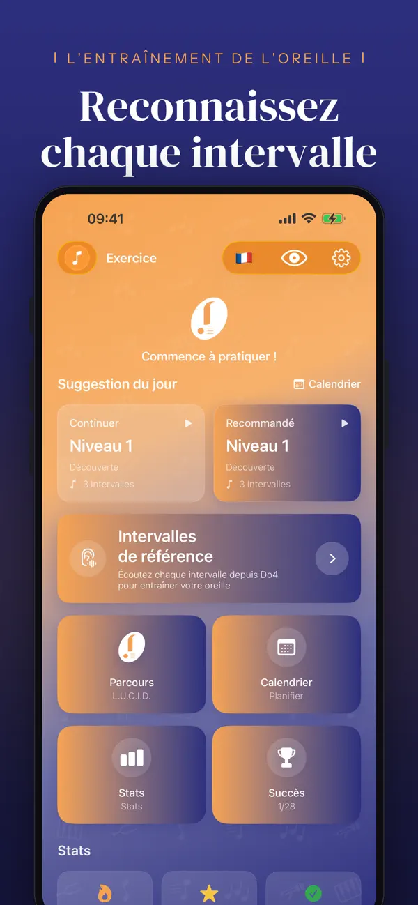 Screenshot #1 pour Note Precision: Intervalles