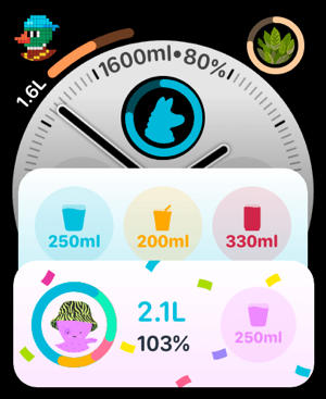 ‎Wasser trinken Erinnerung Lama Screenshot