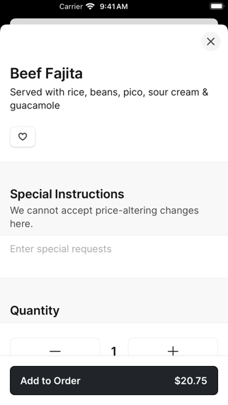 App screenshot