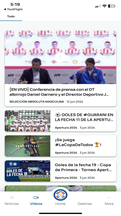 APF - App Oficial Screenshot
