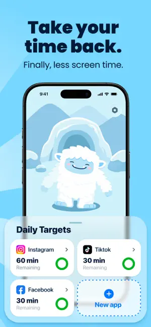 Yeti: Screen Time Pet screenshot 2