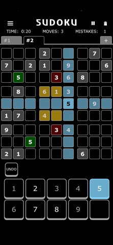 Sudoku Tabs screenshot