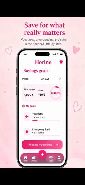 Florine: Budget Planner iPhone screenshot 4