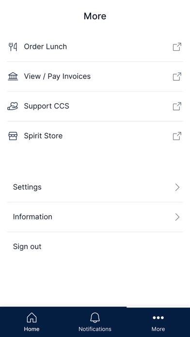 Cary Christian School iPhone screenshot 2 - Education app