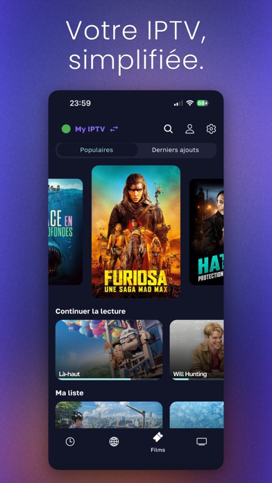 Screenshot #1 pour Zen IPTV Player