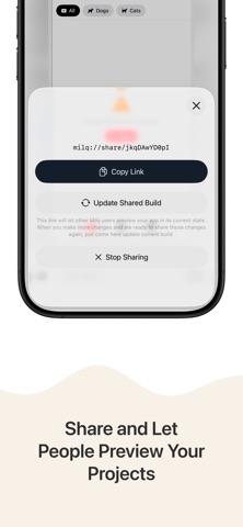 Milq AI: Mobile App Builder Screenshot 8 of 9