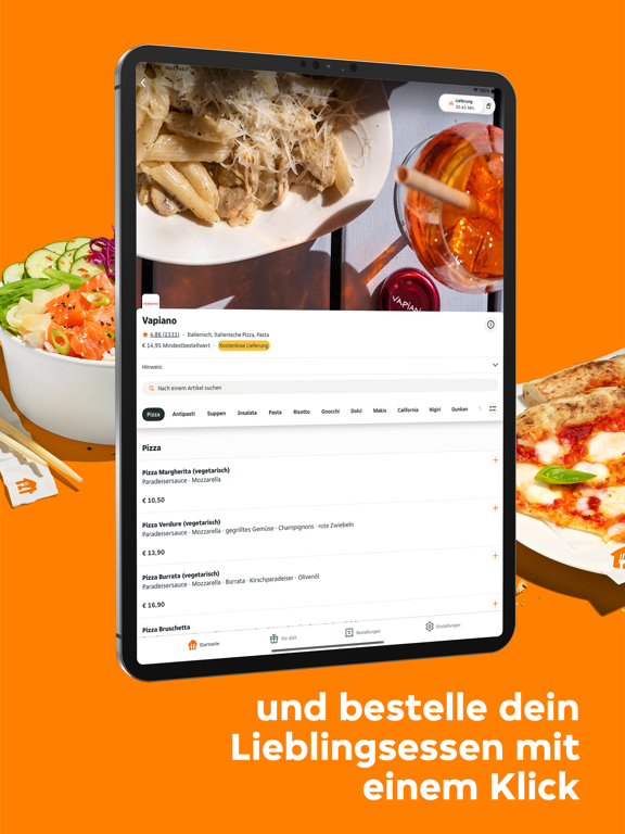 Lieferando.at App Store preview screenshot 10