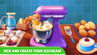 Cone Ice Cream Maker Food Game Screenshot