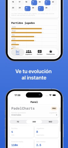 Padel Charts screenshot
