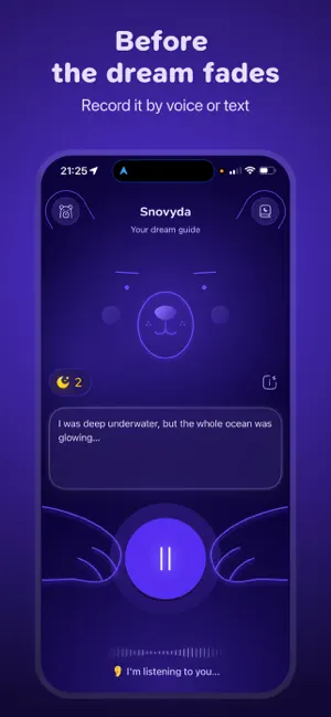 Snovyda: AI Dream Interpreter screenshot 1