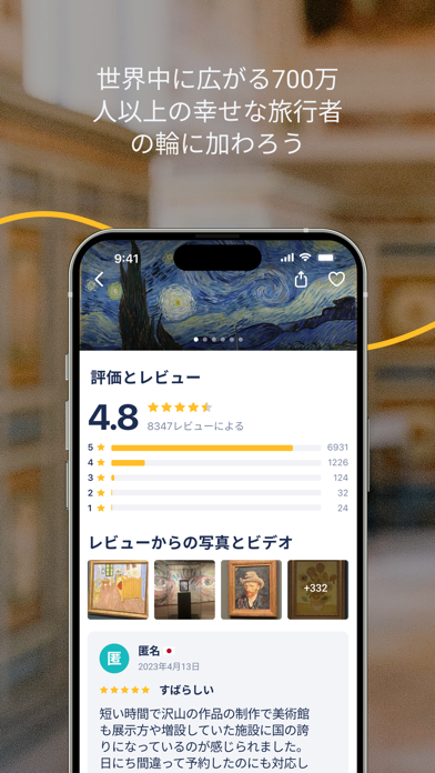 世界中に広がる700万人以上の幸せな旅行者の輪に加わろう
